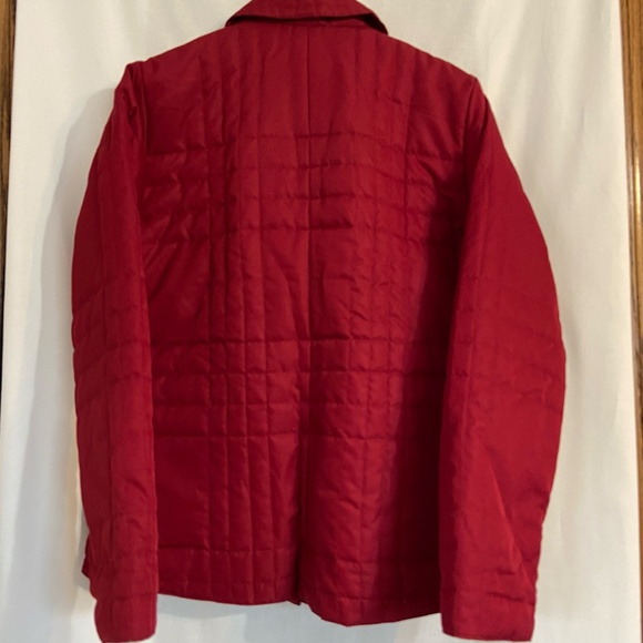 Eddie Bauer Jacket Coat Red Quilted Pockets New With Tags Women's Size Large - Picture 11 of 12